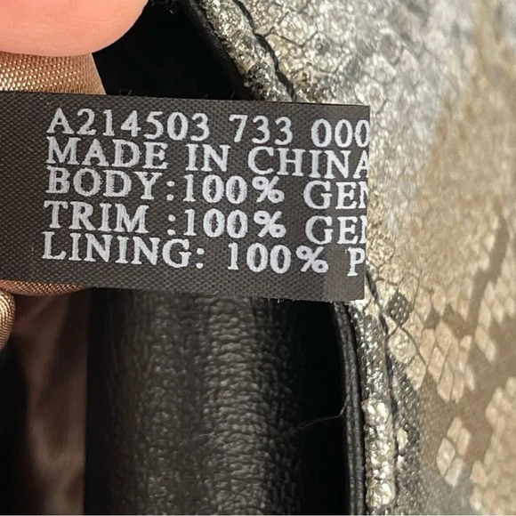 Malini Murjani Exotic snake tote - Picture 9 of 10